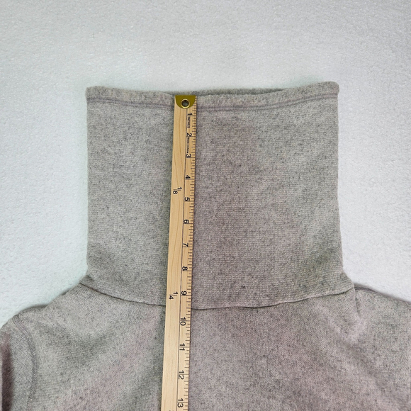 Smartwool Cozy Lodge Funnel Neck Pullover Womens M Wool Blend Gray SW017030 - Picture 7 of 13
